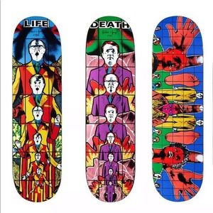 Supreme Sk8 Decks Death after Life full Set Of 3